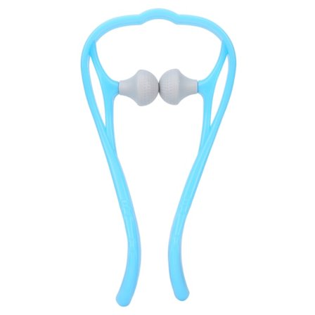 Handhållen Rulle Nackmassageverktyg Triggerpunkt Axel Manuell Självmassör Blå