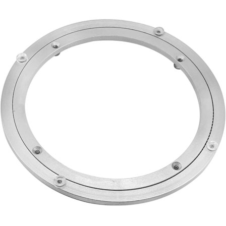 Aluminiumlegering Lazy Susan Svivplatta, Heavy Duty Lazy Susan Svivplatta, Roterande Lager Lazy Susan, Slät Rund Matbord (18 Tum)