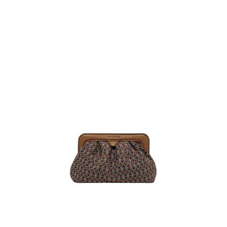 Coccinelle Diletta Monogram Tas , Bruin , Dames , Maat: ONE Size Schoudertassen