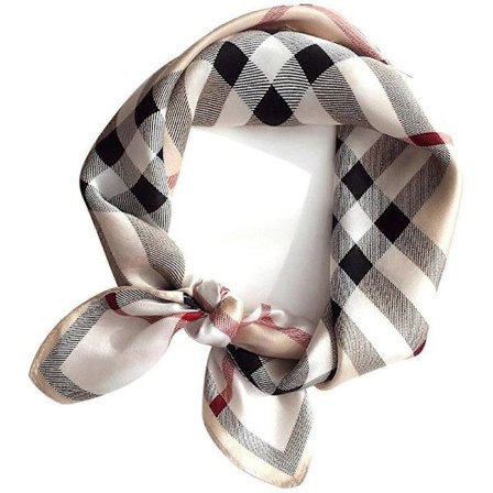 u00c4kta Mulberry Silke Firkantet Skjerf, 53x53 cm Satengskjerf