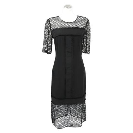 By Malene Birger Pre-owned, Pre-owned Polyesterdresses Zwart, Dames, Maat:S