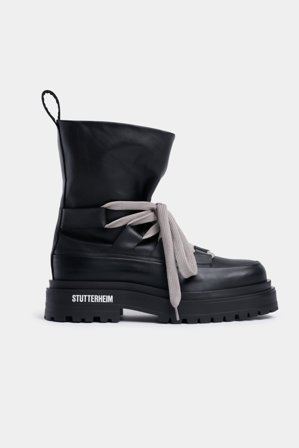 Lace Walker Leather Black