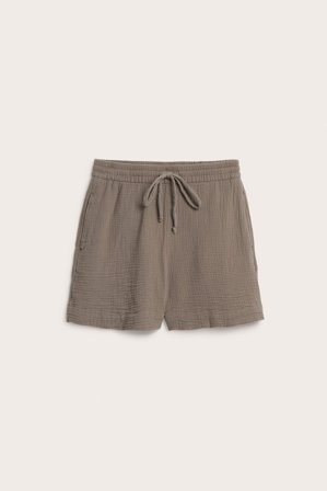 Kappahl | Shorts med knytband Brun XS | Brun