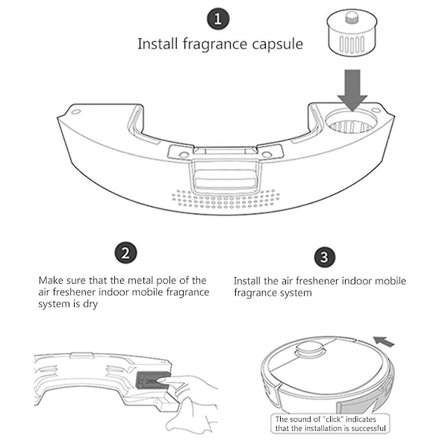 Mop-dukfilter Luftfräschare inomhus för Deebot T9 Max T9 Power T9 Luftfräschare