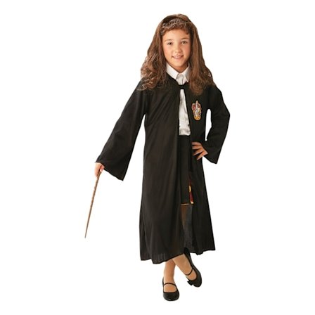 Harry Potter Flickor Hermione Kostym En Storlek Svart