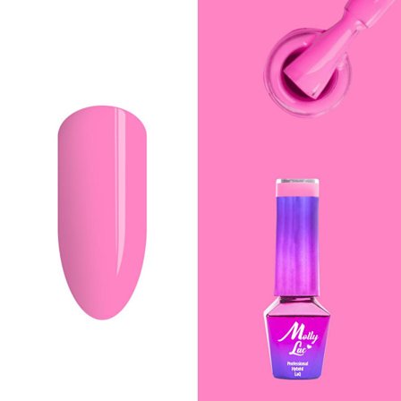 Mollylac - Geelilakka - Flamingo - Nr144 - 5g UV geeli/LED