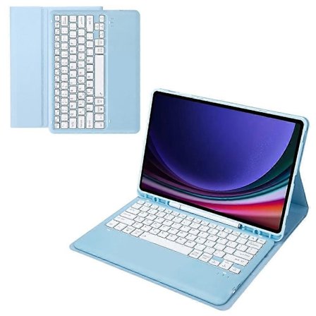 Type G A810B For Samsung Galaxy Tab S10+/S9 FE+/S9+ 12.4" X610/X616 Avtakbart Bluetooth-tastatur