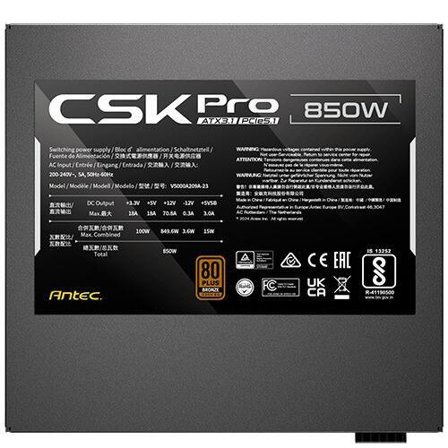 Antec Signature Csk850 Pro Atx3.1