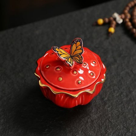 Butterfly Tea Jar Keramiska burkar 1 1