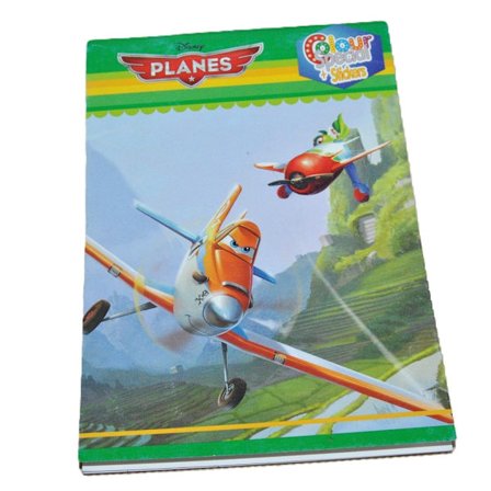 Disney Planes värityskirja tarroilla