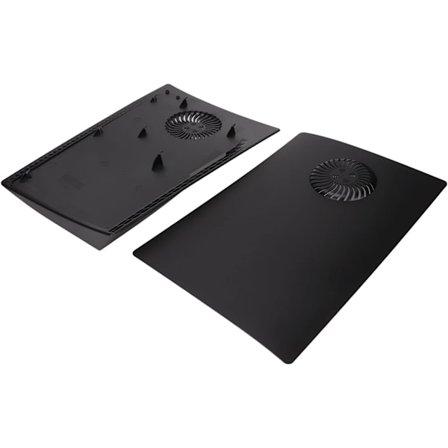 PS5-plattor Byte av frontpanel Abs-frontskivor för PS5 damm- och reptålig cover med kylflänsport för PS5-skiva