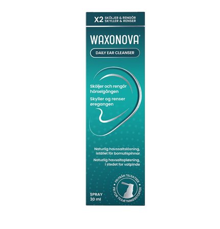 Waxonova Waxonova Daily Ear Cleanser, Medicin & Pleje, Ører, Ørerens