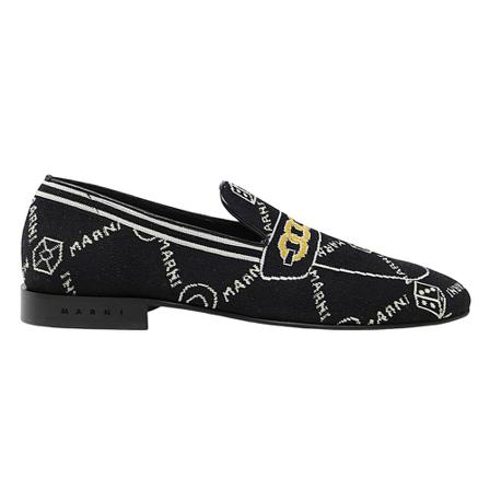 Marni, Flat shoes Zwart, Heren, Maat:42 EU