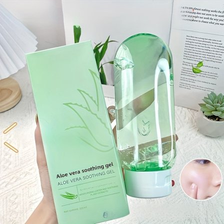 Aloe Vera Gel til hydrering og fugtgivning, Aloe Vera gel med stor kapacitet til solskoldning om sommeren