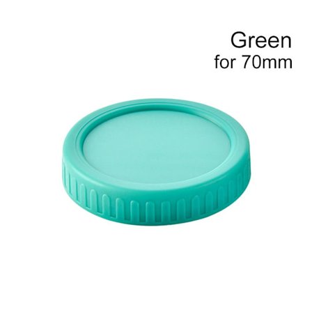 6 stk Mason Jar Låg 70mm 86mm GRØN TIL 70MM6STK 6STK