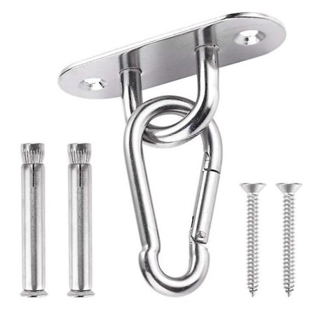 Katon koukku, 450 kg:n kantavuus, raskas 304 ruostumattomasta teräksestä valmistettu kattokiinnityskoukku, ripustussetti