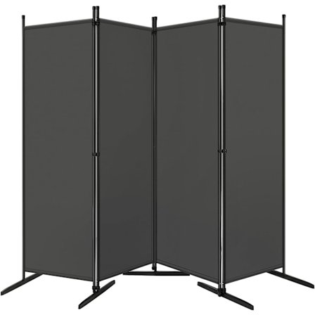 Rootz Premium foldbar privatskærm - Rumdeler - Udendørs skillevæg - Holdbar polyester - Alsidig og bærbar - Nem installation - 223 cm x 172 cm