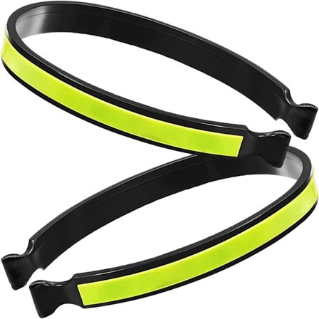 Reflekterende bukser til kørsel, klips, plastik snørebukser, løkker, cykelsikkerhedsudstyr