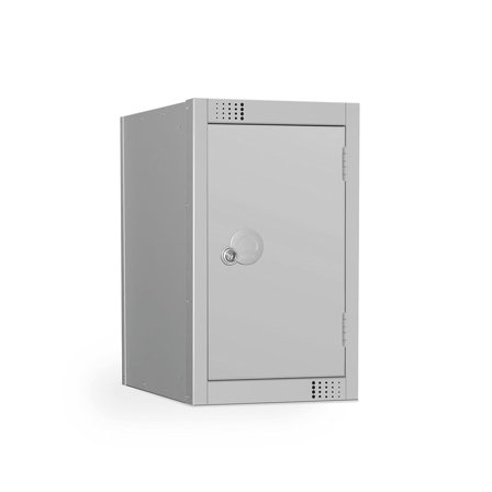 Quarto locker, 512x300x450 mm, grey