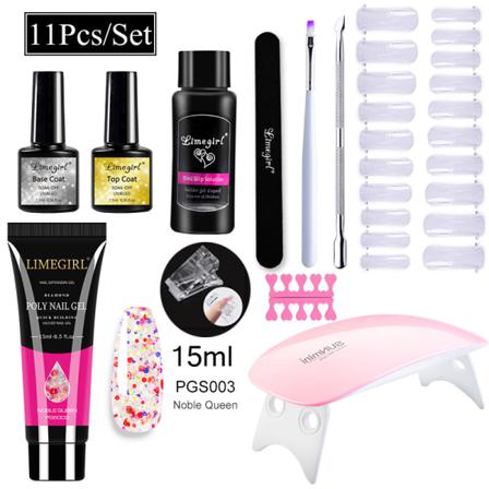 Quick Acrylic Nail Extension Nails Gel Set Noble Queen