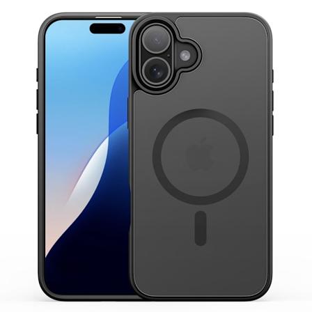 DUX DUCIS iPhone 16 Plus Yind Series Matte Finish Cover - Sort Black