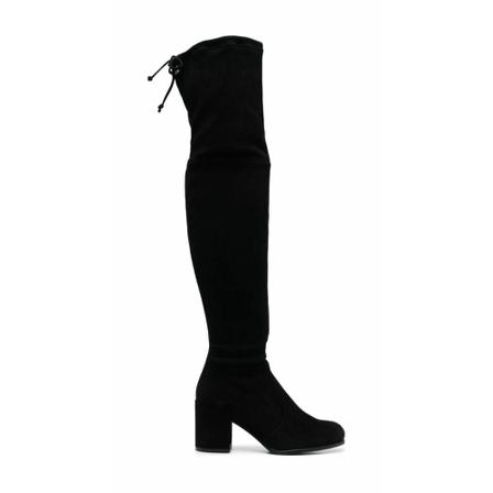 Stuart Weitzman, Over-knee Boots Zwart, Dames, Maat:38 EU