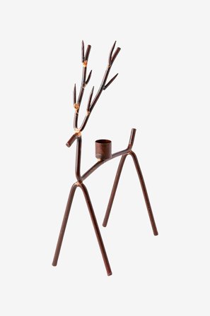 Affari of Sweden - Lysestage Oh Deer - Kobber - Lysestager & lanterner - Fra Homeroom