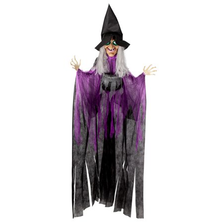 Animeret Hængende Heks 183 cm