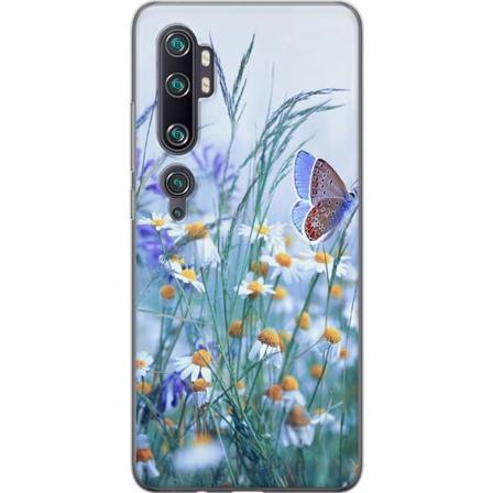 Xiaomi Mi Note 10 Pro Genomskinligt Skal Blommor