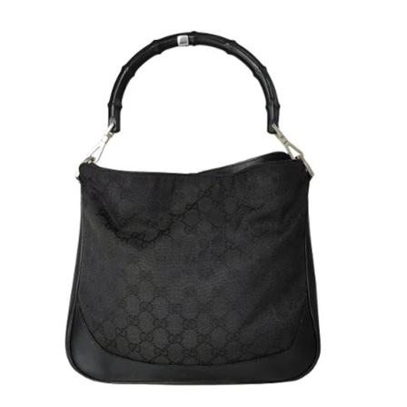 Gucci Vintage, Pre-owned Canvas handbags Zwart, Dames, Maat:ONE Size,nylon