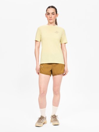 Klättermusen Narfi Periderm T-Shirt Dam - Lemon Mist - S