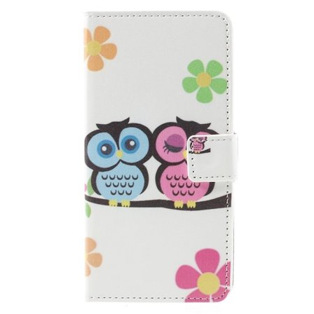 Plånboksfodral till LG G5 - Owl Couple