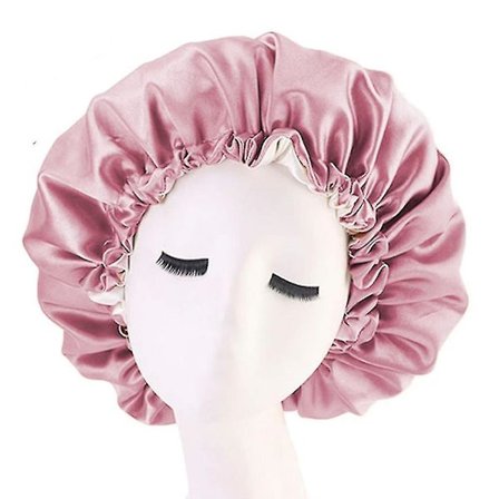 3 stk. Satin Silke Bonnet Søvn Hætte Ekstra Stor Jumbo Dag Og Nat Hætte