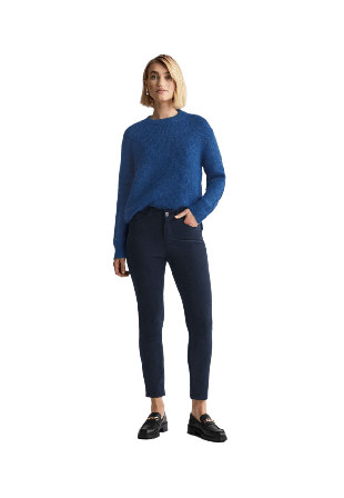 Newhouse Byxa Minicord Nora Byxor Dam Blå 40