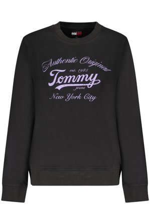 Tommy Hilfiger Felpa Senza Zip Donna Nero