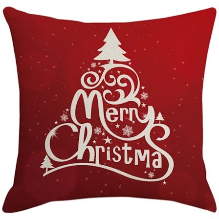 Joulu tyyny kaikki neliön muotoinen sisustustyynyliinat tyynynpäälliset sohvalle autoon 45X45 cm
