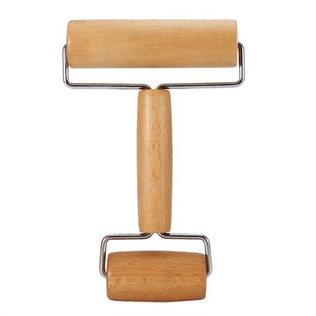 Leivontakaulin, taikina- ja pizzakaulin, puinen leivontaväline keittiöön