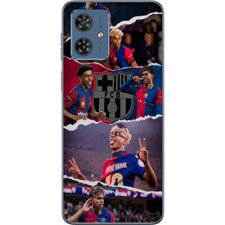 Kompatibelt Mobilskal till Motorola Motorola Moto G54 Yamal Fotboll Spelare Barcelona
