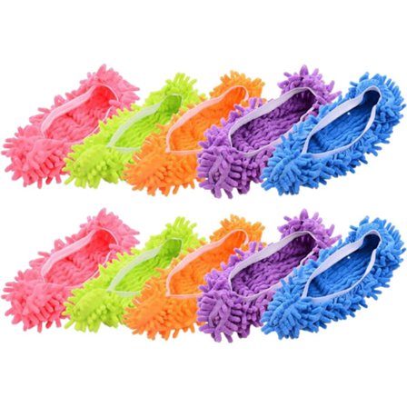 10 st (5 par) Dammvippa Moppar Tofflor Skoskydd, Damm, ZQKLA