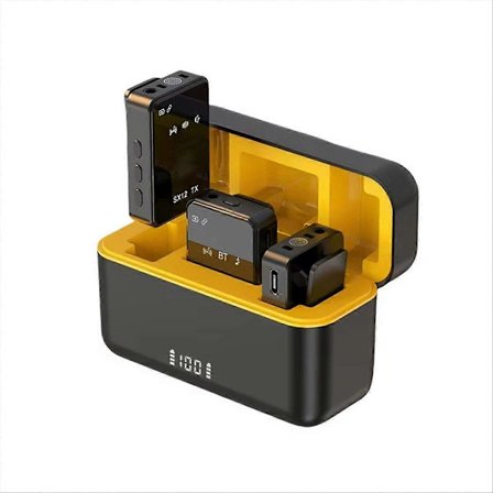 Trådløs støydempende Lavalier-mikrofon, for direktesending