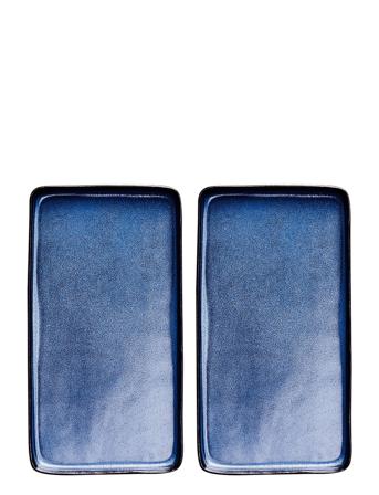 Raw Midnight Blue - Rectangular Dish Home Tableware Serving Dishes Serving Platters Blå Aida