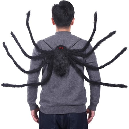 Halloween Aikuisten Hämähäkkireppuasu Hämähäkkipuku Hauskat Hämähäkkijalat Kauhu Plussinen Hämähäkki (FMY)
