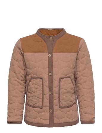 Nmfgemina Ls Quilt Loose Jacket Lil Beige Lil'Atelier