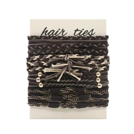 Flätade Hårband - Bohemisk Stil, 12-pack Modell 6