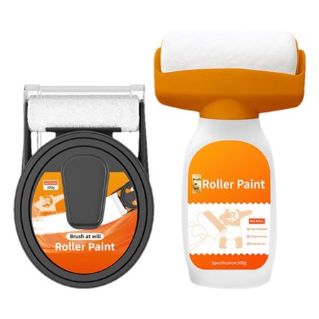 Vattenbaserad Målarvalsset, Miljövänlig Snabblagning med Pensel & Pasta