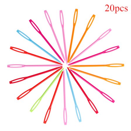 100 stk 7 cm plaststrikke s heklenåler Gobelin Ullgarn