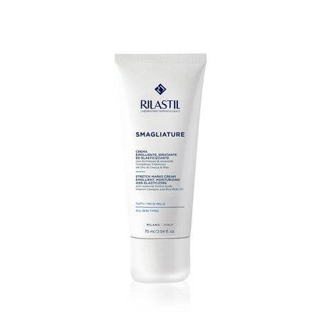 Rilastil Smagliature Crema Emolliente, Idratante ed Elasticizzante 75ml - Crema elasticizzante antismagliature