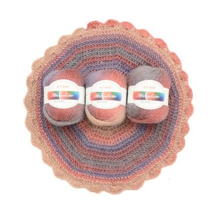 Alpaca Mohair Garn Bomuldsgarn 10 TILFÆLDIG FARVE 10 TILFÆLDIG FARVE