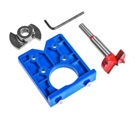 35MM hengsel jig skjult hengsel borsett boremal verktøy for skaphengsler og monteringsplater, for snekring