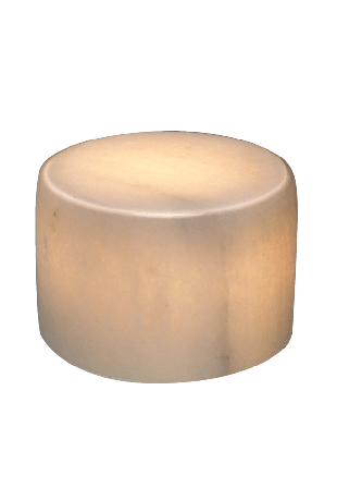 Unison MARBLE L white polished äkta marmor bordsljus Belysning Vit 80x60mm